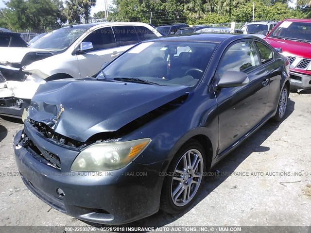 JTKDE167980259796 - 2008 TOYOTA SCION TC GRAY photo 2