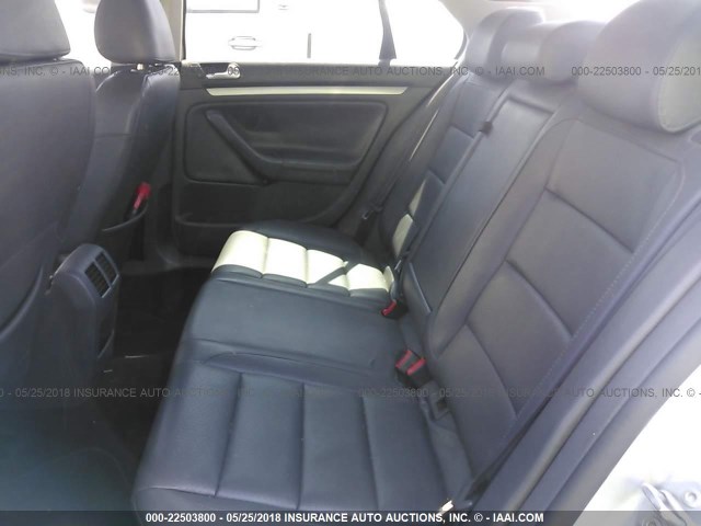 3VWEF71K07M186186 - 2007 VOLKSWAGEN JETTA WOLFSBURG 银色 照片 8