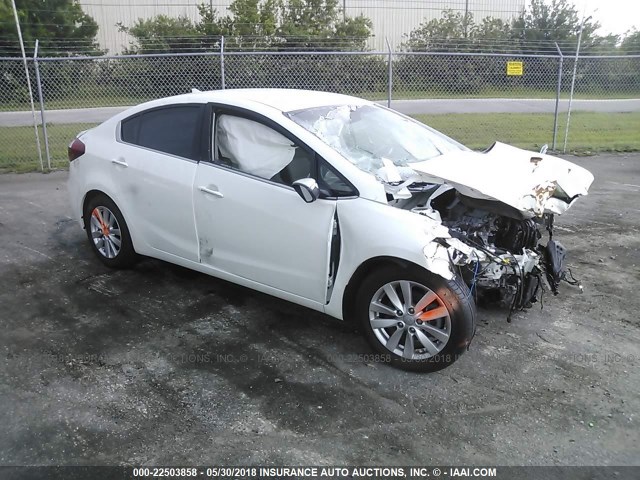 KNAFX4A85E5176793 - 2014 KIA FORTE EX 白色 照片 1
