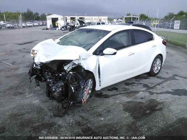 KNAFX4A85E5176793 - 2014 KIA FORTE EX 白色 照片 2