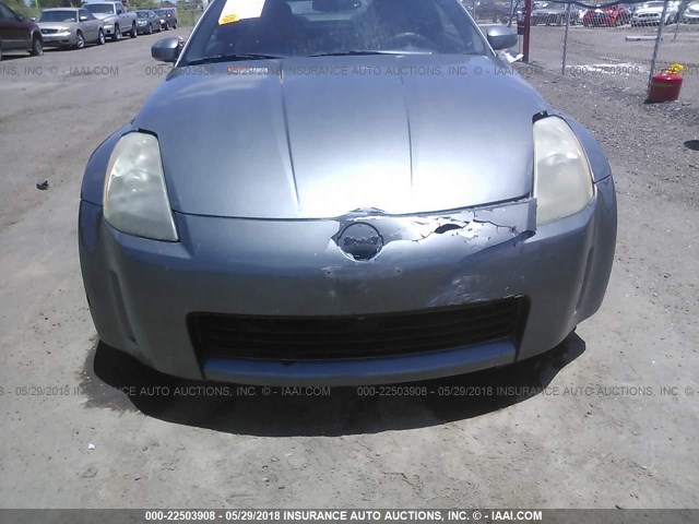 JN1AZ36A35M756257 - 2005 NISSAN 350Z ROADSTER GRAY photo 6