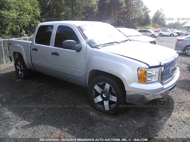 3GTP2VE37BG347784 - 2011 GMC SIERRA K1500 SLE SILVER photo 1