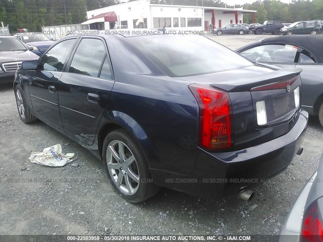 1G6DP577760102338 - 2006 CADILLAC CTS HI FEATURE V6 BLUE photo 3