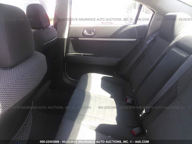 4A32B2FFXCE022330 - 2012 MITSUBISHI GALANT FE WHITE photo 8