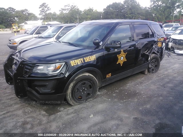 1FM5K8AR9GGD32172 - 2016 FORD EXPLORER POLICE INTERCEPTOR BLACK photo 2