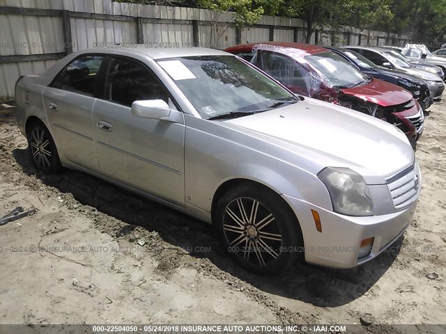 1G6DM57T570154445 - 2007 CADILLAC CTS SILVER photo 1