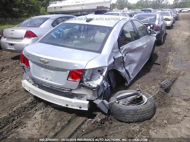 1G1PE5SBXG7176253 - 2016 CHEVROLET CRUZE LIMITED LT SILVER photo 4