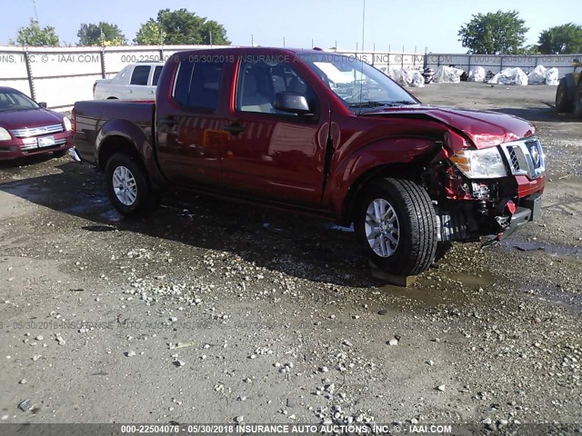 1N6DD0ER8JN716367 - 2018 NISSAN FRONTIER S/SV/SL/PRO-4X RED photo 1