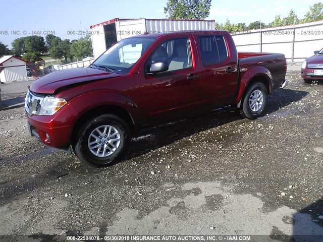 1N6DD0ER8JN716367 - 2018 NISSAN FRONTIER S/SV/SL/PRO-4X RED photo 2