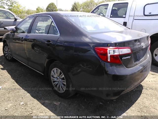 4T4BF1FK9DR323548 - 2013 TOYOTA CAMRY L/SE/LE/XLE შავი ფოტო 3