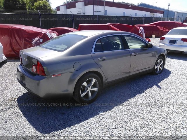 1G1ZA5EU2CF296226 - 2012 CHEVROLET MALIBU LS GRAY photo 4