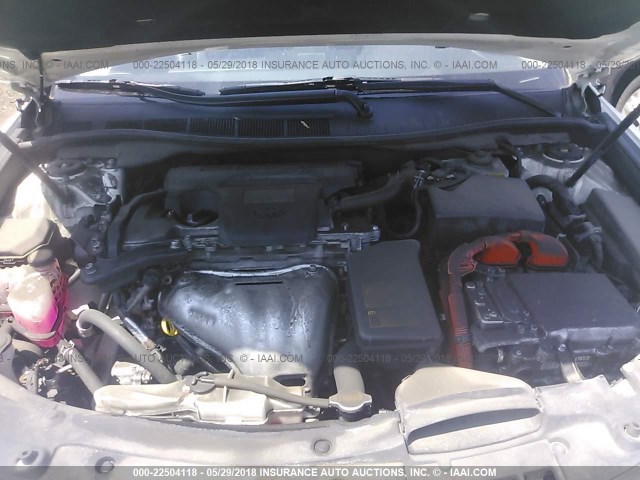 4T1BD1FK2EU121099 - 2014 TOYOTA CAMRY HYBRID/LE/XLE თეთრი ფოტო 10