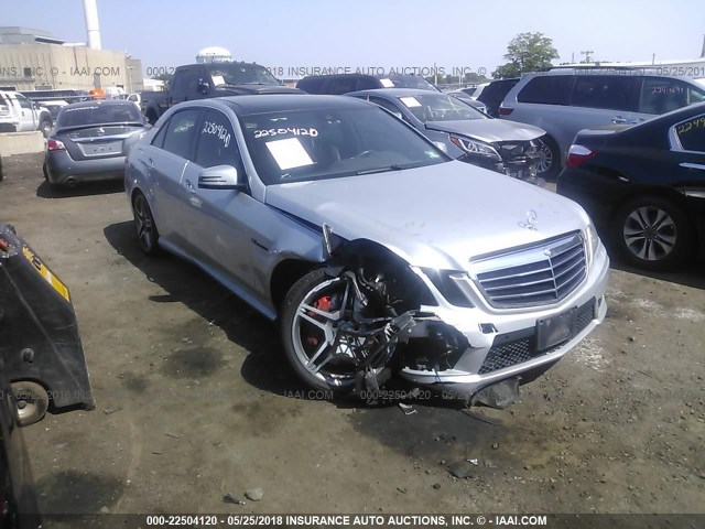 WDDHF7EB2CA640297 - 2012 MERCEDES-BENZ E 63 AMG SILVER photo 6