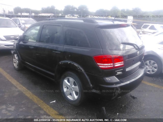 3D4PG5FV6AT105854 - 2010 DODGE JOURNEY SXT BLACK photo 3