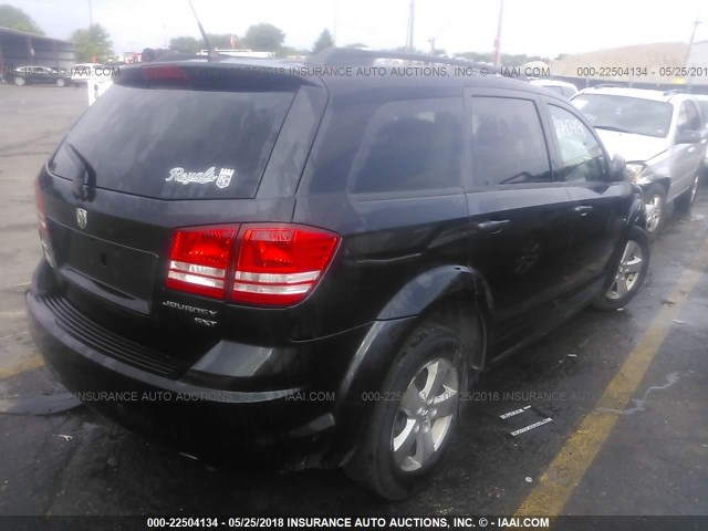 3D4PG5FV6AT105854 - 2010 DODGE JOURNEY SXT BLACK photo 4