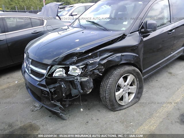 3D4PG5FV6AT105854 - 2010 DODGE JOURNEY SXT BLACK photo 6