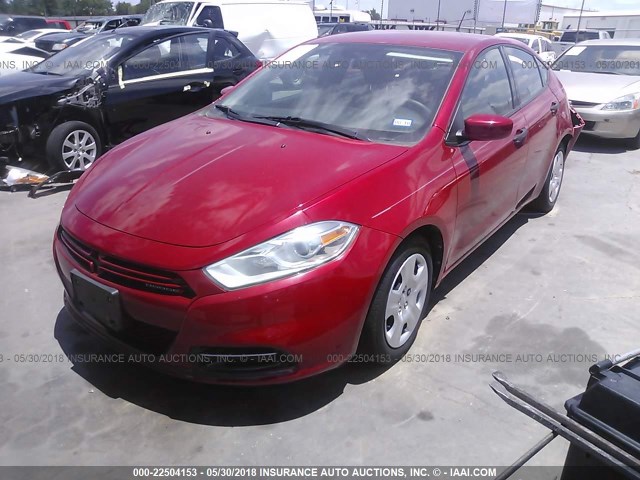 1C3CDFAA2DD200909 - 2013 DODGE DART SE/AERO RED photo 2