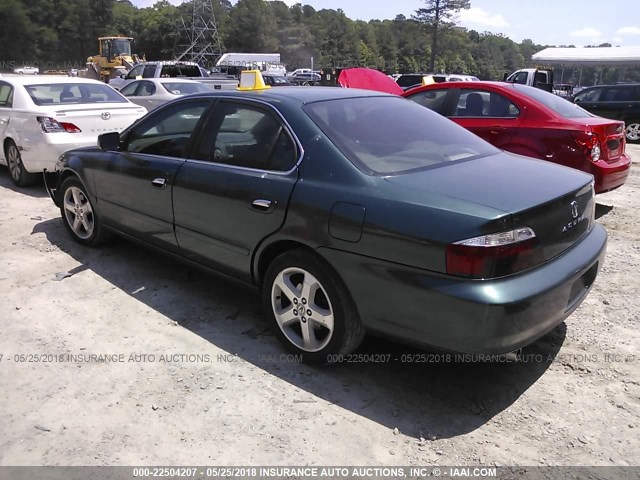 19UUA56883A039069 - 2003 ACURA 3.2TL TYPE-S GREEN photo 3