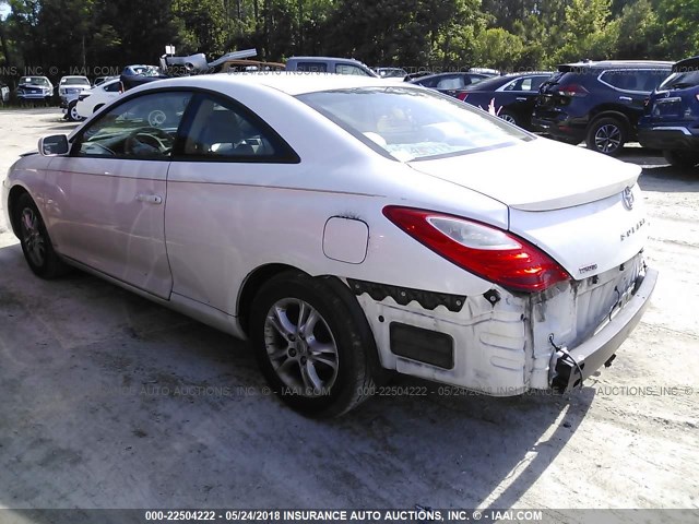 4T1CE30PX7U760481 - 2007 TOYOTA CAMRY SOLARA SE/SLE თეთრი ფოტო 3