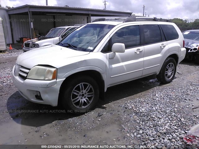 4A4MM41SX4E005964 - 2004 MITSUBISHI ENDEAVOR LIMITED WHITE photo 2