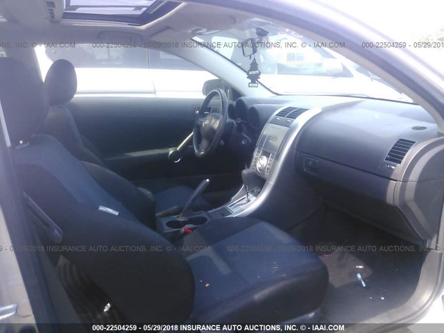 JTKDE167560118107 - 2006 TOYOTA SCION TC 银色 照片 5