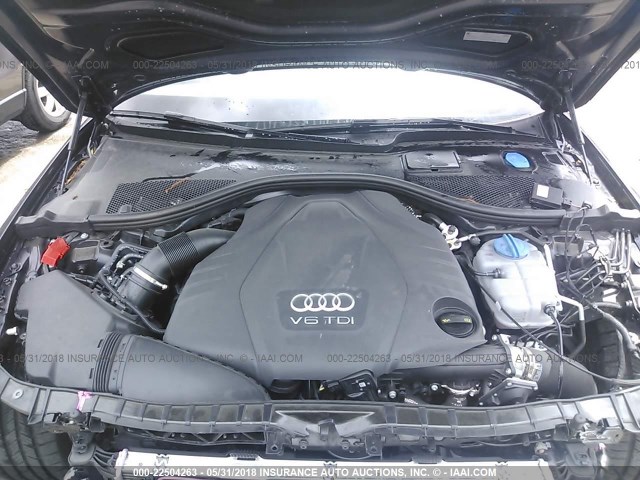 WAUHMAFC9GN009403 - 2016 AUDI A6 PRESTIGE შავი ფოტო 10