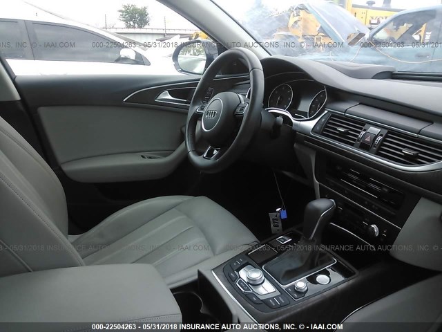 WAUHMAFC9GN009403 - 2016 AUDI A6 PRESTIGE შავი ფოტო 5