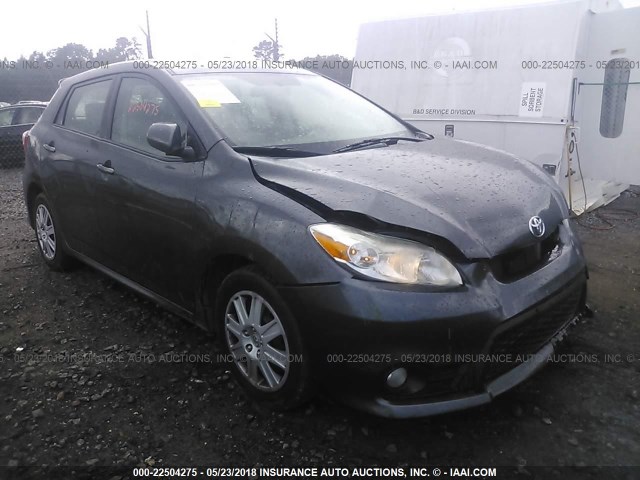 2T1KU4EE5BC680799 - 2011 TOYOTA COROLLA MATRIX  GRAY photo 1