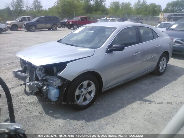 1G11B5SL9EF204411 - 2014 CHEVROLET MALIBU LS 银色 照片 2