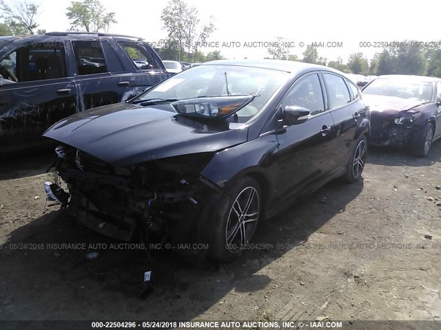 1FADP3L97GL382664 - 2016 FORD FOCUS ST BLACK photo 2