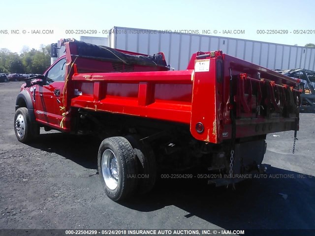 1FDUF5GT4HED38959 - 2017 FORD F550 SUPER DUTY RED photo 3