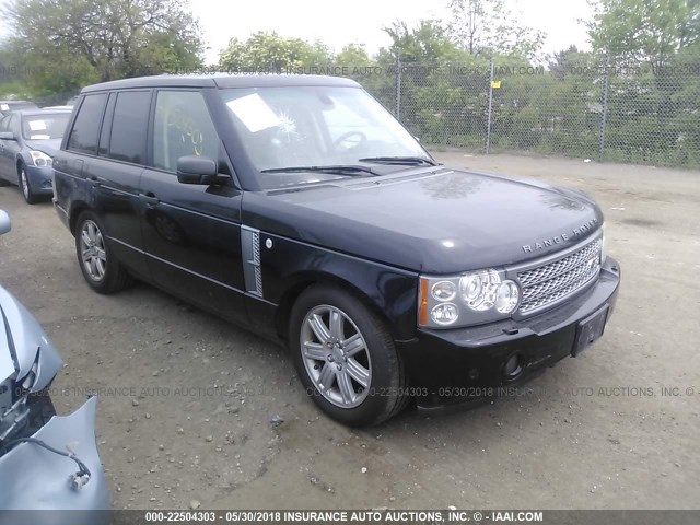 SALMF15487A246762 - 2007 LAND ROVER RANGE ROVER HSE BLACK photo 1