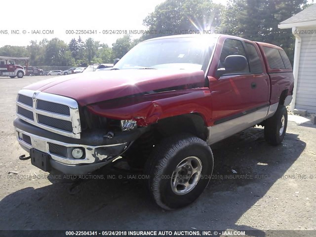 3B7KF23691G183558 - 2001 DODGE RAM 2500 RED photo 2