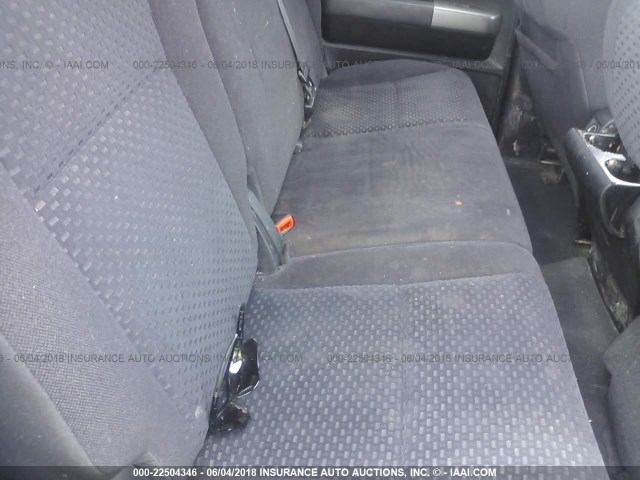 5TFUW5F19AX104380 - 2010 TOYOTA TUNDRA DOUBLE CAB SR5 WHITE photo 8