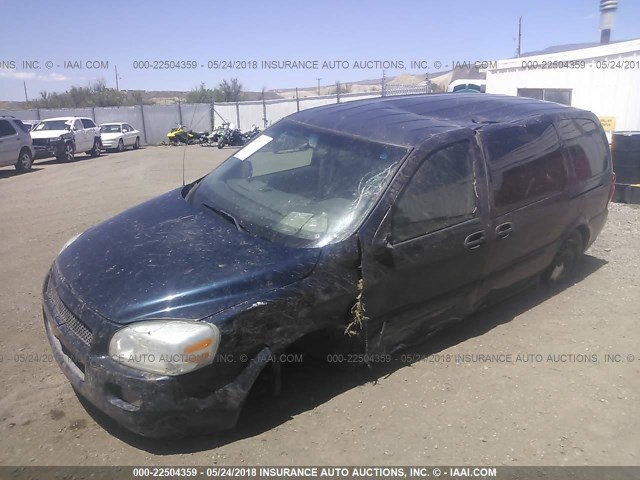1GNDV23W87D211648 - 2007 CHEVROLET UPLANDER LS Dark Blue photo 2
