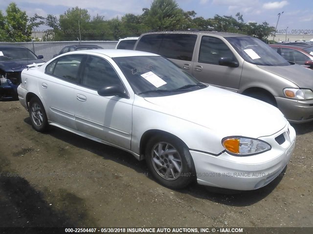 1G2NE52F64M649620 - 2004 PONTIAC GRAND AM SE WHITE photo 1