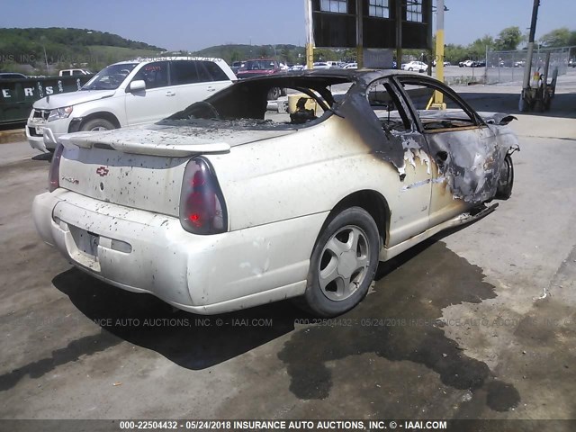 2G1WX15K029105189 - 2002 CHEVROLET MONTE CARLO SS თეთრი ფოტო 4