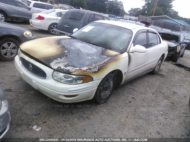 1G4HR54K41U144349 - 2001 BUICK LESABRE LIMITED WHITE photo 2