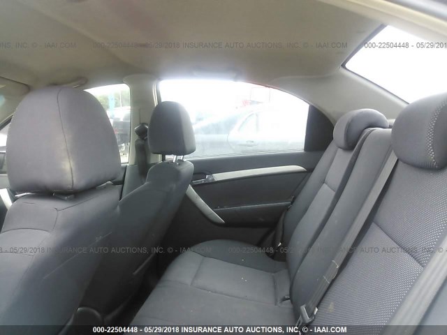 KL1TD5DE4BB242955 - 2011 CHEVROLET AVEO LS/LT 黑色 照片 8