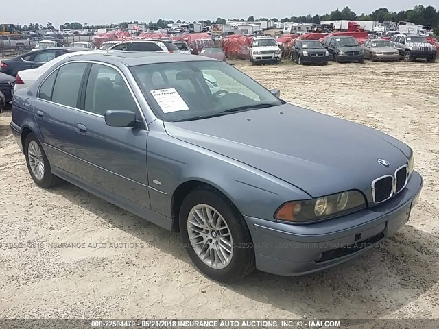 WBADT63413CK35923 - 2003 BMW 530 I AUTOMATIC BLUE photo 1