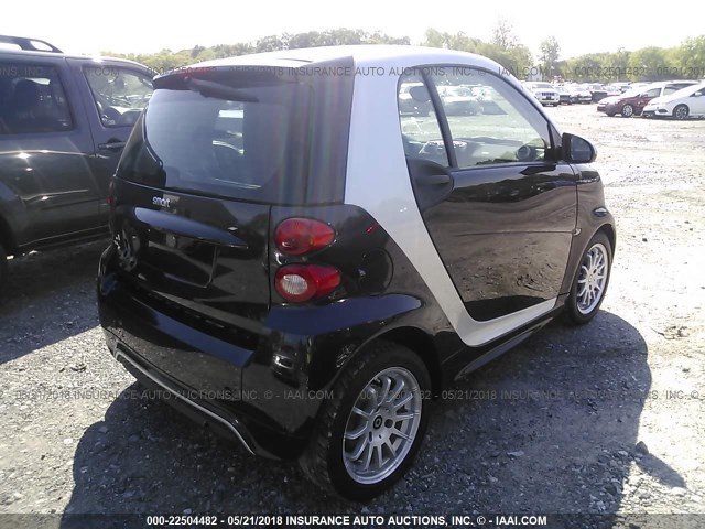 WMEEJ3BA4DK693466 - 2013 SMART FORTWO PURE/PASSION BLACK photo 4