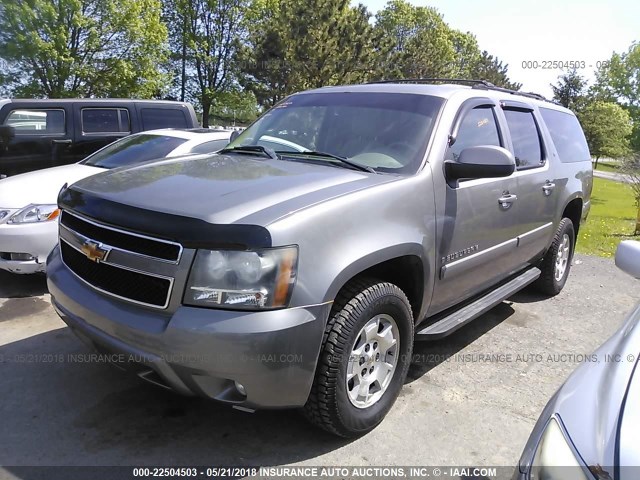 1GNFK16377R232779 - 2007 CHEVROLET SUBURBAN K1500 GRAY photo 2