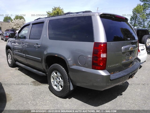 1GNFK16377R232779 - 2007 CHEVROLET SUBURBAN K1500 GRAY photo 3