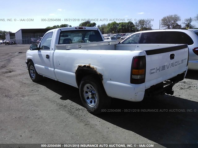 1GCEC14V04Z260926 - 2004 CHEVROLET SILVERADO C1500 WHITE photo 3