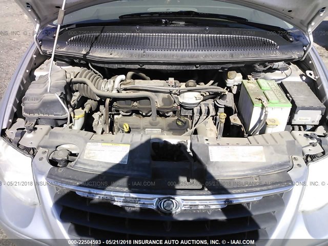 2A4GP54L97R206875 - 2007 CHRYSLER TOWN & COUNTRY TOURING SILVER photo 10