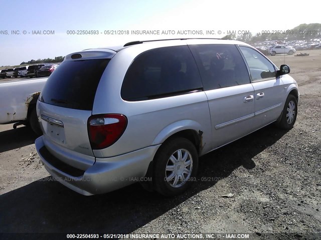 2A4GP54L97R206875 - 2007 CHRYSLER TOWN & COUNTRY TOURING SILVER photo 4