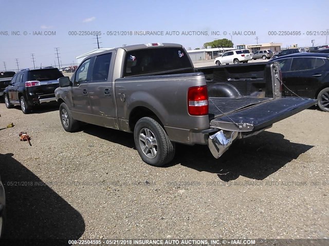 1FTRW12W16KA65448 - 2006 FORD F150 SUPERCREW GOLD photo 3