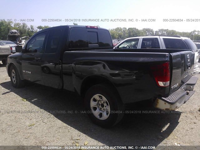 1N6BA06A86N558788 - 2006 NISSAN TITAN XE/SE/LE BLACK photo 3