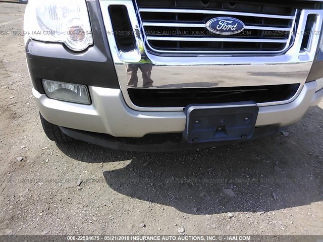 1FMEU74E86ZA23261 - 2006 FORD EXPLORER EDDIE BAUER GRAY photo 6