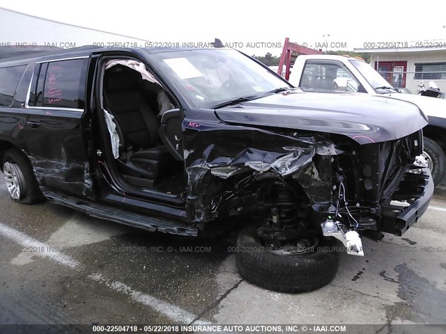 1GNSKHKC9JR204972 - 2018 CHEVROLET SUBURBAN K1500 LT BLACK photo 6